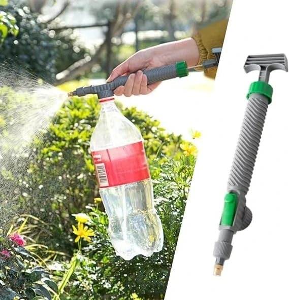 High Pressure Air Pump Manual Sprayer Adjustable Drink Bottle Spray Head Nozzle Garden Watering Tool Sprayer Agriculture Tools