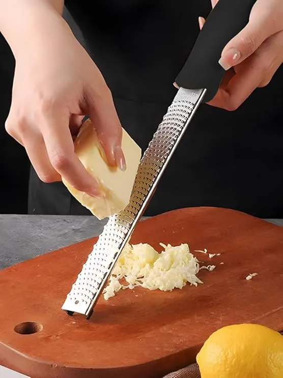 Kitchen Grater Lemon Citrus Fruit Peeler Ginger Garlic Long Chocolate Grater Cheese Spices Stainless Steel Grater Kitchen