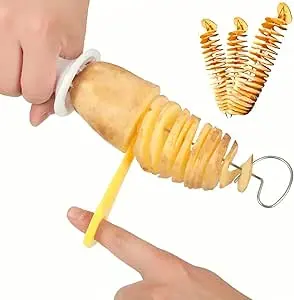 Multi-Functional Vegetable Cutter Perfect for Making Spiral Potatoes Carrots Kitchen Tool